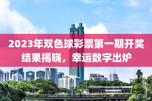 2023年双色球彩票第一期开奖结果揭晓，幸运数字出炉