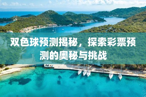 双色球预测揭秘，探索彩票预测的奥秘与挑战