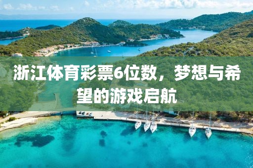 浙江体育彩票6位数，梦想与希望的游戏启航