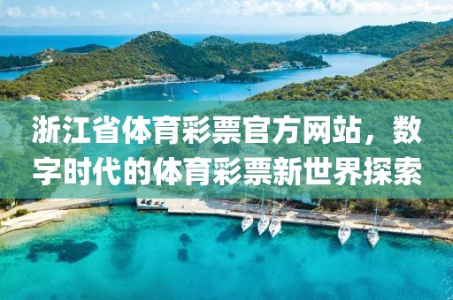 浙江省体育彩票官方网站，数字时代的体育彩票新世界探索