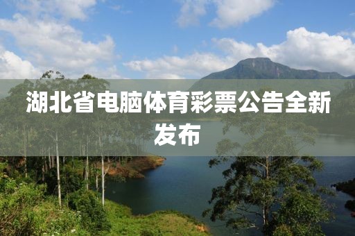 湖北省电脑体育彩票公告全新发布